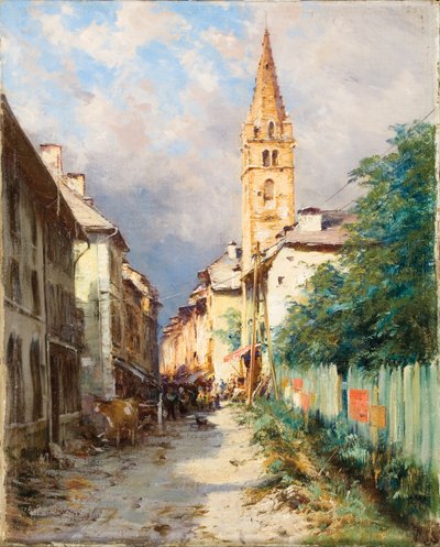 Strada a Barcelonette da Charles Alexandre Bertier