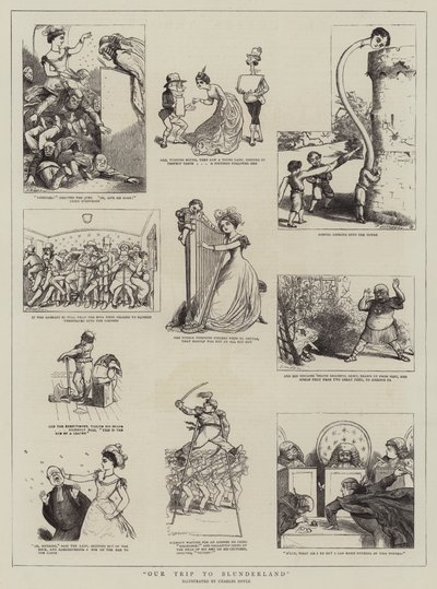 Il nostro viaggio a Blunderland da Charles Altamont Doyle