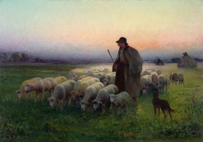 Il ritorno al campo, c.1913 da Charles Amable Lefebvre