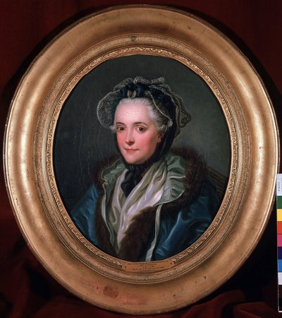 Ritratto di Marie-Louise-Nicole, Duchessa di Enville (1716-1797). Dipinto di Charles Amedee Philippe van Loo (1719-1795) da Charles Amedee Philippe van Loo
