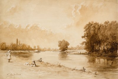 Il Tamigi vicino a Kew da Charles Andrew Sellar