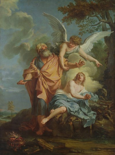 Abramo che sacrifica da Charles Antoine Coypel