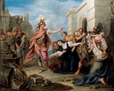 Andromaca e Pirro da Charles Antoine Coypel