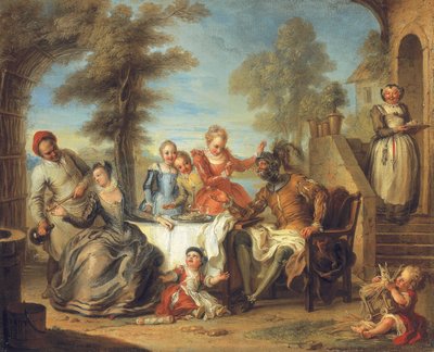 Don Chisciotte alla locanda da Charles Antoine Coypel