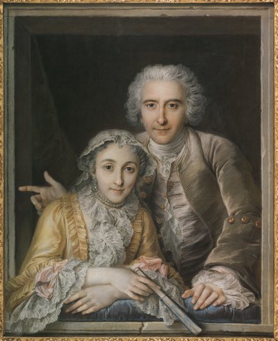 Ritratto di Philippe Coypel e Sua Moglie da Charles Antoine Coypel