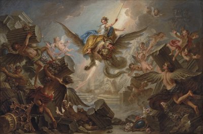 La Distruzione del Palazzo di Armida, 1737 da Charles Antoine Coypel