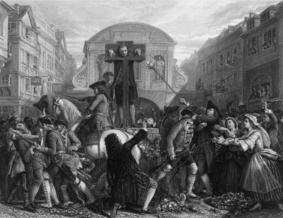 Daniel Defoe nel pilory da Charles Armytage