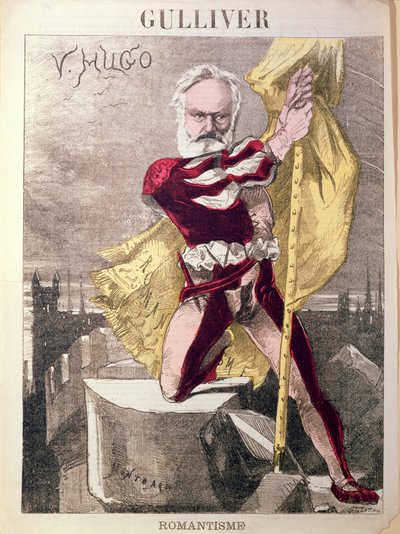 Caricatura di Victor Hugo (1802-85) da 