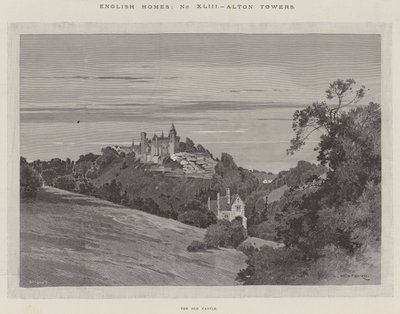 Case inglesi, Alton Towers, il vecchio castello da Charles Auguste Loye