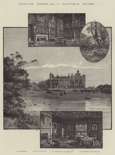 Case inglesi, Hatfield House da Charles Auguste Loye