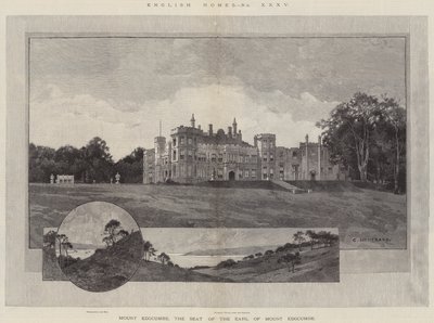 Case inglesi, Mount Edgcumbe, la sede del Conte di Mount Edgcumbe da Charles Auguste Loye