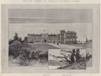 Case inglesi, Abbazia di Welbeck da Charles Auguste Loye