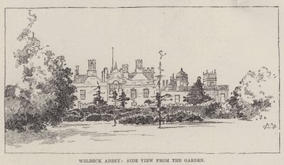 Case inglesi, Welbeck Abbey da Charles Auguste Loye