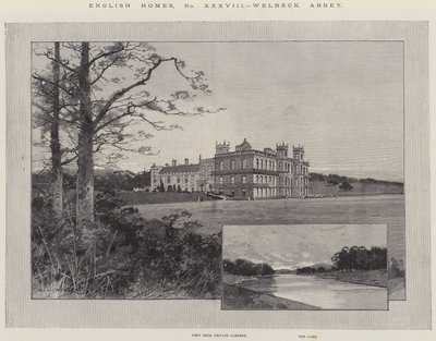 Case inglesi, Welbeck Abbey da Charles Auguste Loye
