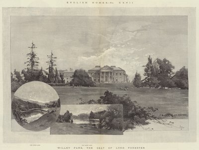 Case inglesi, Willey Park, la sede di Lord Forester da Charles Auguste Loye