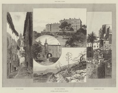 Hyeres, costa meridionale della Francia da Charles Auguste Loye