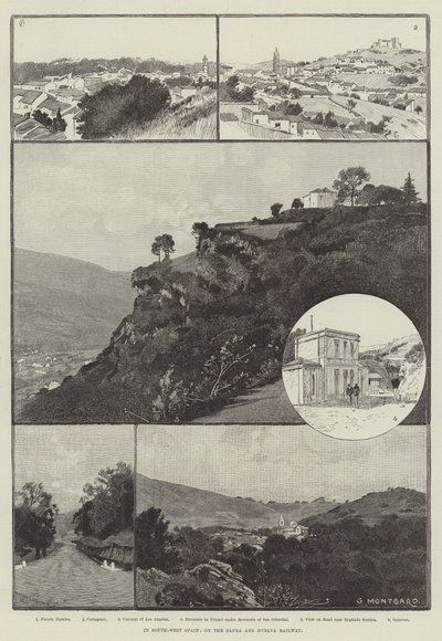 Nel sud-ovest della Spagna, sulla ferrovia Zafra e Huelva da Charles Auguste Loye