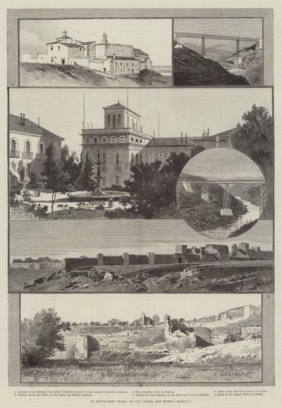Nel sud-ovest della Spagna, sulla ferrovia Zafra e Huelva da Charles Auguste Loye