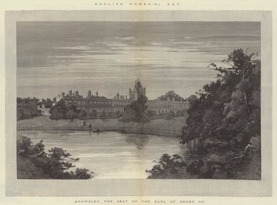 Knowsley, la residenza del Conte di Derby, KG da Charles Auguste Loye