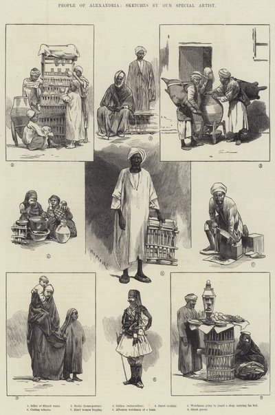 Gente di Alessandria da Charles Auguste Loye