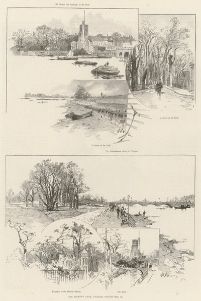 Il Parco del Vescovo, Fulham, inaugurato il 22 dicembre da Charles Auguste Loye