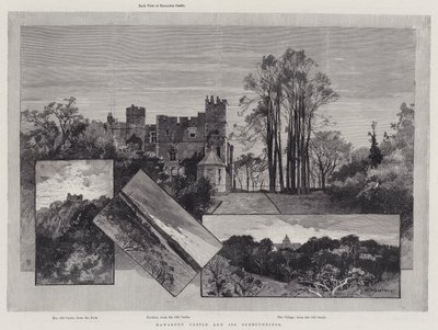 La vita di William Ewart Gladstone, Castello di Hawarden e i suoi dintorni da Charles Auguste Loye