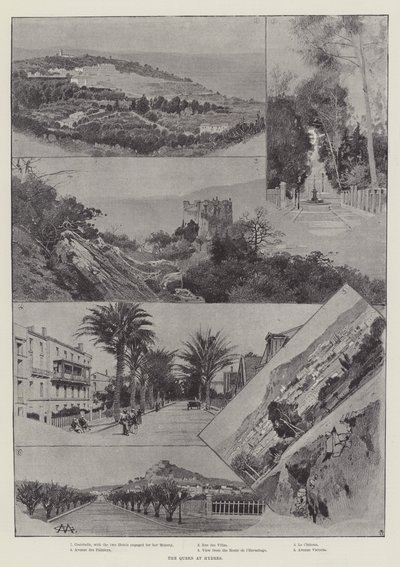 La regina a Hyeres da Charles Auguste Loye