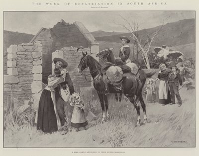 Il lavoro di rimpatrio in Sudafrica da Charles Auguste Loye