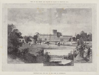Visita del Principe e della Principessa del Galles a Trentham Hall da Charles Auguste Loye