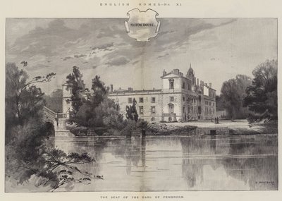 Wilton House, la sede del conte di Pembroke da Charles Auguste Loye