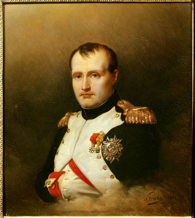 Ritratto di Napoleone I (1769-1821) che decora la Corona di Ferro e la Legion d