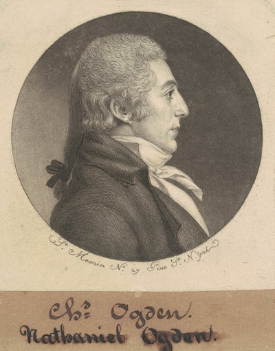 Abramo Ogden, Jr. da Charles B. J. Févret de Saint Mémin