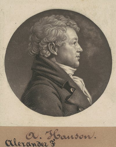 Alexander Contee Hanson da Charles B. J. Févret de Saint Mémin