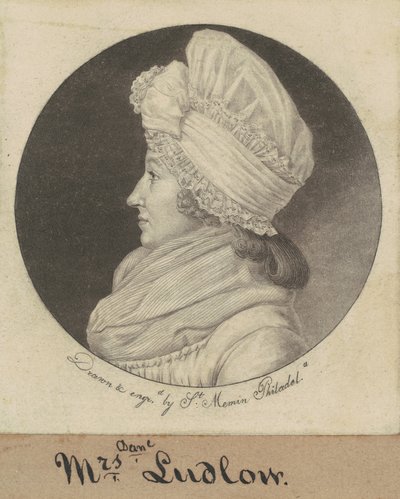 Arabella Duncan Ludlow da Charles B. J. Févret de Saint Mémin