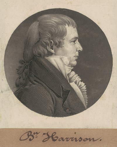 Benjamin Harrison da Charles B. J. Févret de Saint Mémin