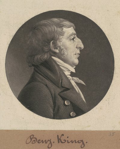 Benjamin King da Charles B. J. Févret de Saint Mémin