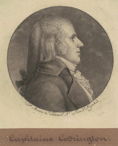 Capitano Codrington da Charles B. J. Févret de Saint Mémin