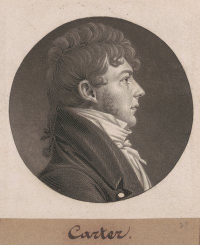 Carrettiere da Charles B. J. Févret de Saint Mémin