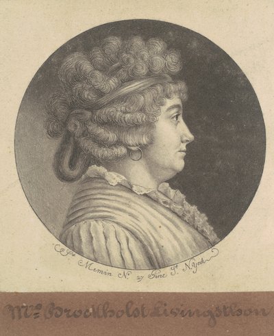 Catherine Keteltas Livingston da Charles B. J. Févret de Saint Mémin