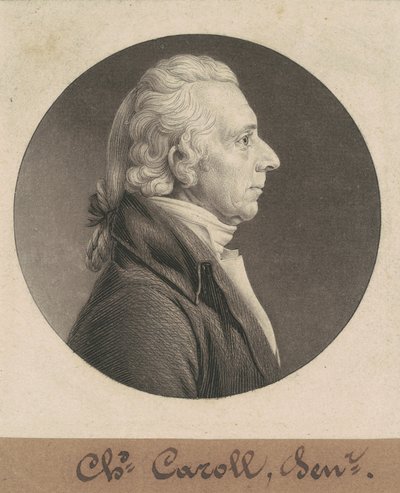 Charles Carroll da Charles B. J. Févret de Saint Mémin