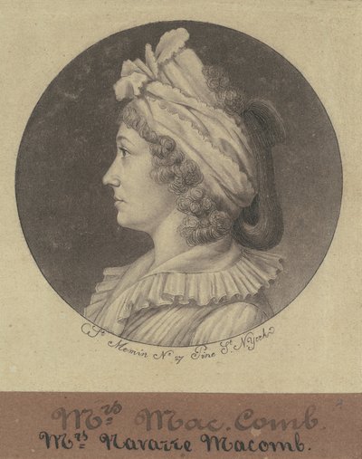 Christina Livingston Macomb da Charles B. J. Févret de Saint Mémin
