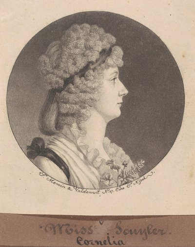 Cornelia Schuyler Morton da Charles B. J. Févret de Saint Mémin