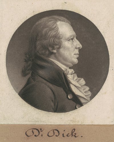 Elisha Cullen Dick da Charles B. J. Févret de Saint Mémin