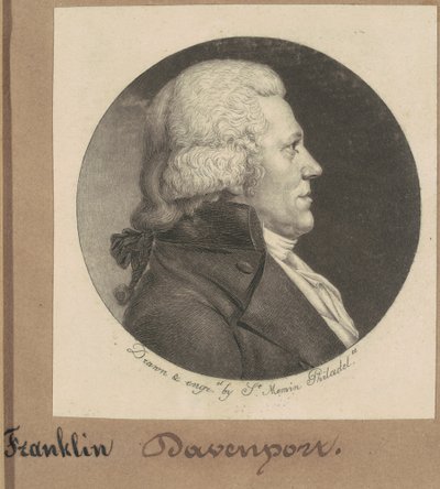 Franklin Davenport da Charles B. J. Févret de Saint Mémin