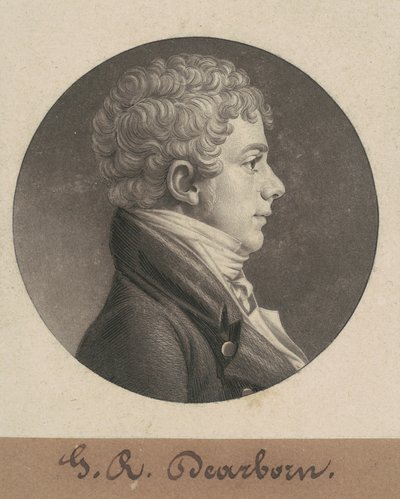 George Raleigh Dearborn da Charles B. J. Févret de Saint Mémin