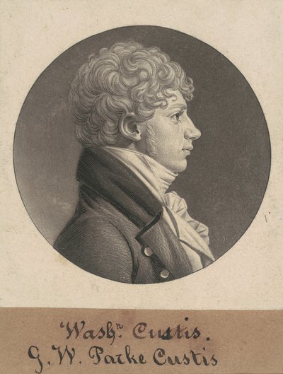 George Washington Parke Custis da Charles B. J. Févret de Saint Mémin