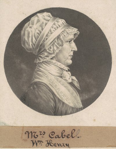 Hannah Carrington Cabell da Charles B. J. Févret de Saint Mémin