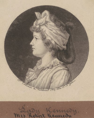 Jane Macomb Kennedy da Charles B. J. Févret de Saint Mémin