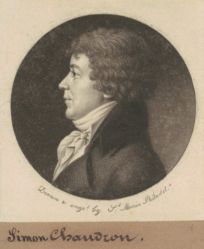 Jean Simon Chaudron da Charles B. J. Févret de Saint Mémin