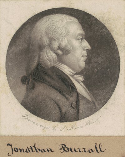 Jonathan Burrall da Charles B. J. Févret de Saint Mémin